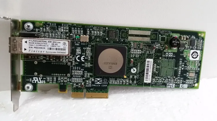 

RaidStorage Avago Emulex LPe11000 LPE 11000 4GFC PCIe x4 4Gb Single-port HBA Card