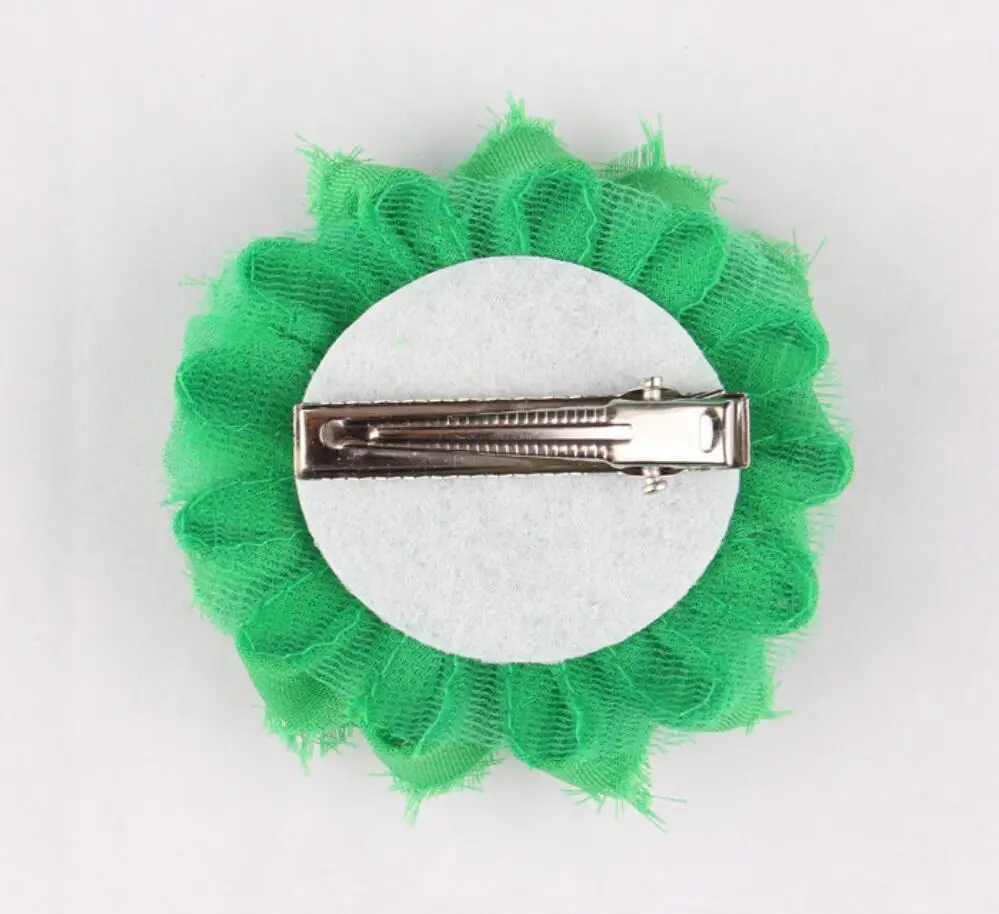 15 шт./лот цветов Заколки для маленьких девочек с потертостями в виде