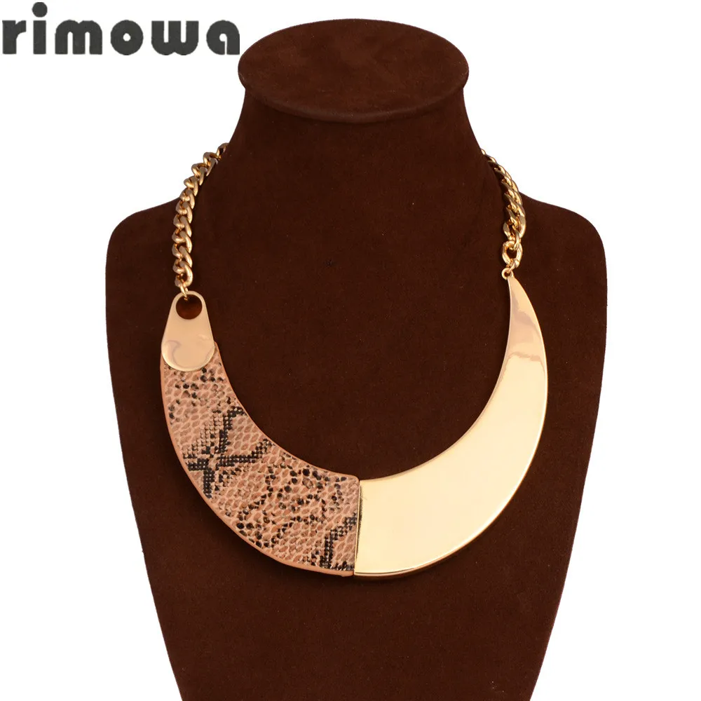 RIMOWA Ювелирные Изделия Ожерелья Для Женщин Преувеличены Золотой Зерна Леопарда