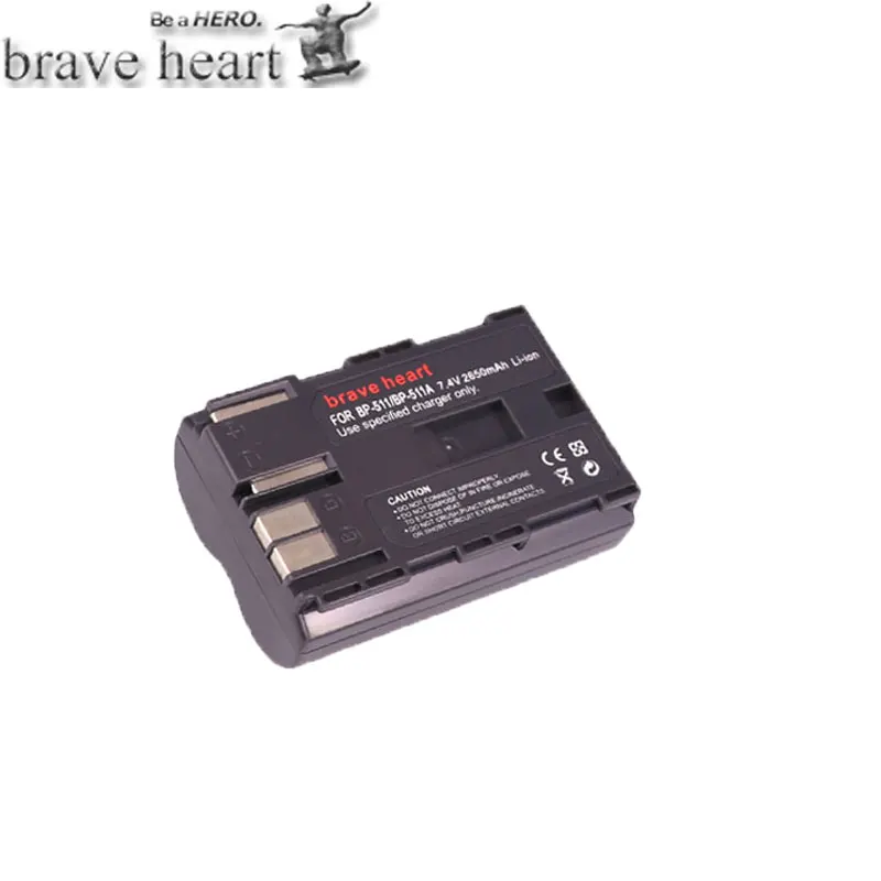 1battery 4x BP 511 511A BP511 BP-511 Батарея+ ЖК-дисплей USB Зарядное устройство для Canon 300D 10D 20D 30D 40D 50D PowerShot G1 G2 G3 G5 G6 90 90IS камера - Цвет: 1battery