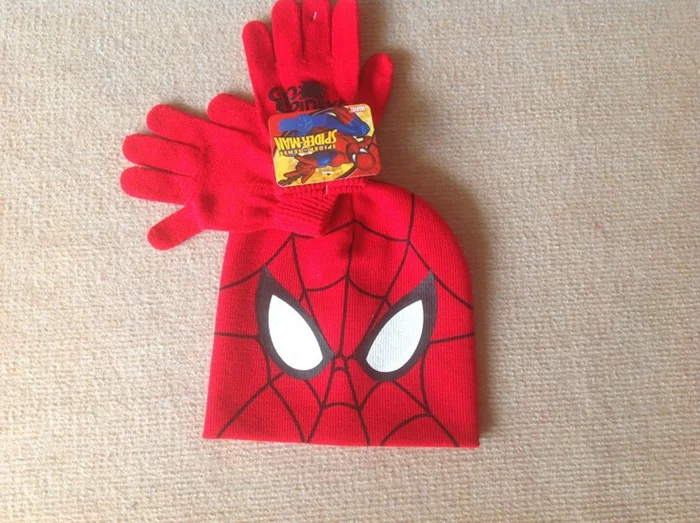 2 шт./компл. новинка Лидер продаж детская зимняя вязаная шапка с рисунком миньонов