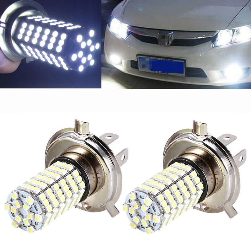 2 шт. H4/HB2/9003 120LED автомобиля Hi/низкая противотуманного светильник головной