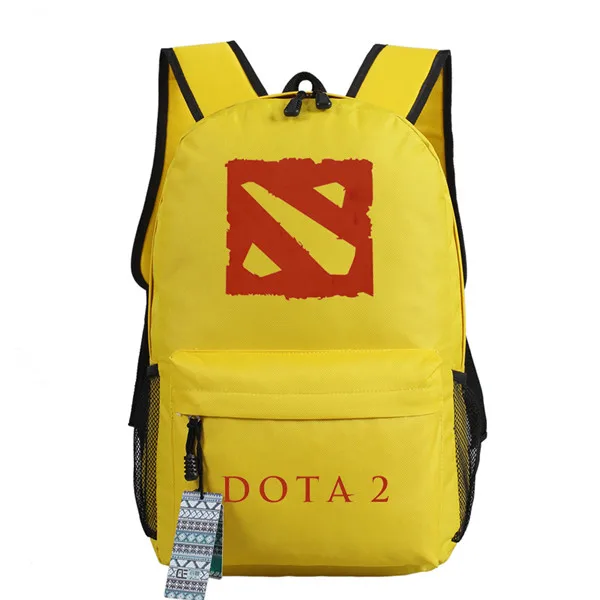 DOTA 2, холщовые школьные сумки, нейлоновый рюкзак для ноутбука, школьные сумки для подростков, мужской рюкзак, большая сумка для книг DOTA 2, Rugzak - Цвет: 2