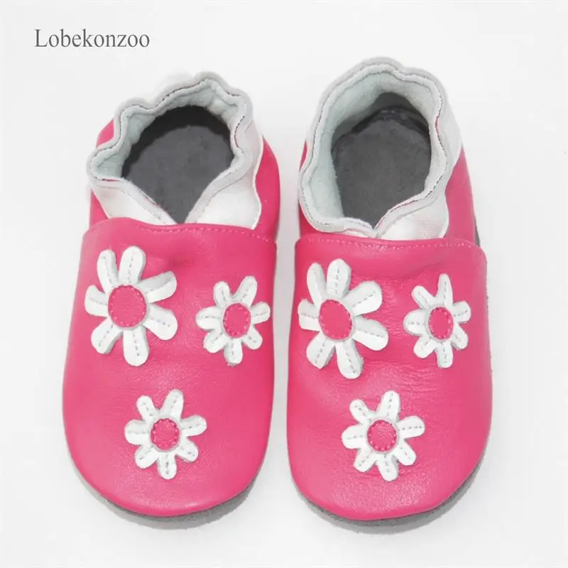 dark pink Lobekonzoo/Лидер продаж; обувь для маленьких девочек; гарантия; обувь из натуральной кожи на мягкой подошве; обувь для малышей; - Цвет: dark pink