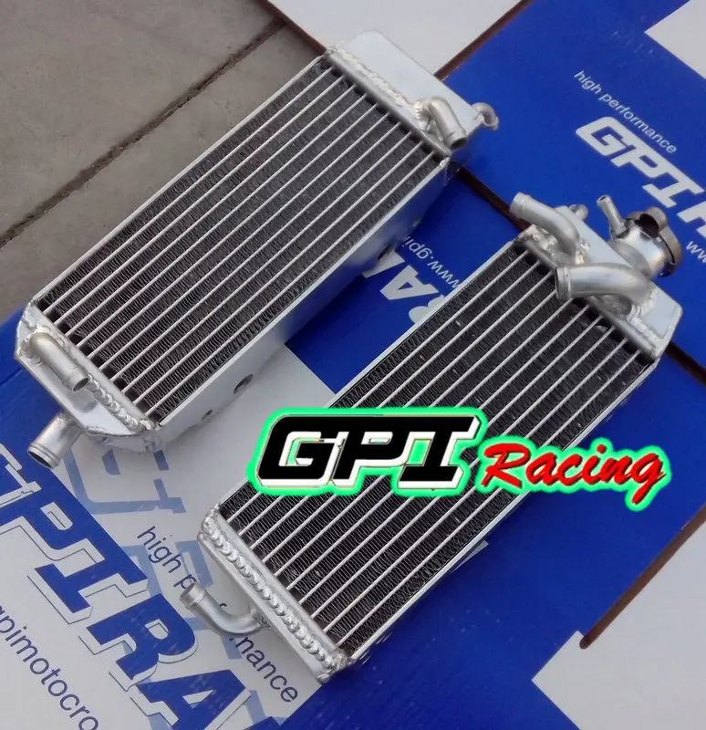 GPI R & L алюминиевый радиатор + шланг для suzuki RM125 RM 125 1998 2000 1999 98 99 00|suzuki radiator hose|suzuki