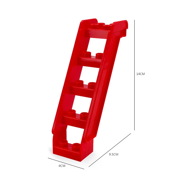 1Pcs Block -8 Большой размер DIY строительные блоки качели динозавры фигурки животных Аксессуары Совместимые семьи Duploingly кирпичная игрушка для детей Gfit - Цвет: 1Pcs Block -8