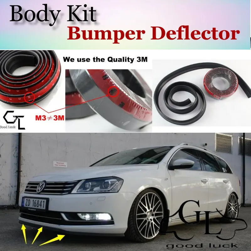 Бампер для губ дефлектор Volkswagen VW Passat Dasher Quantum Santana Corsar Magotan Carat передний спойлер
