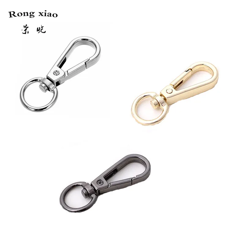 

1/2 inch silver nickel swivel snap hooks swivel lobster clasp gold gunmetal hook for keys shoe bag hardware accessories