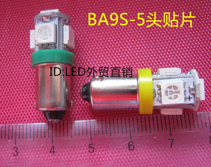 12 В 18 24 30 BA9S светодиодная кнопка лампочка s B9 лампа|bulb lamp|light lamplight bulb |