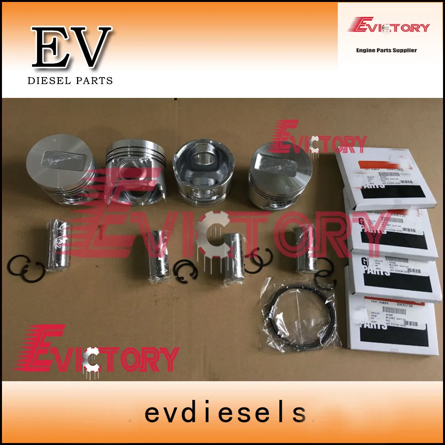 Комплект поршневых и колец для дизельного двигателя cummins A2300 A2300T|piston ring set|piston