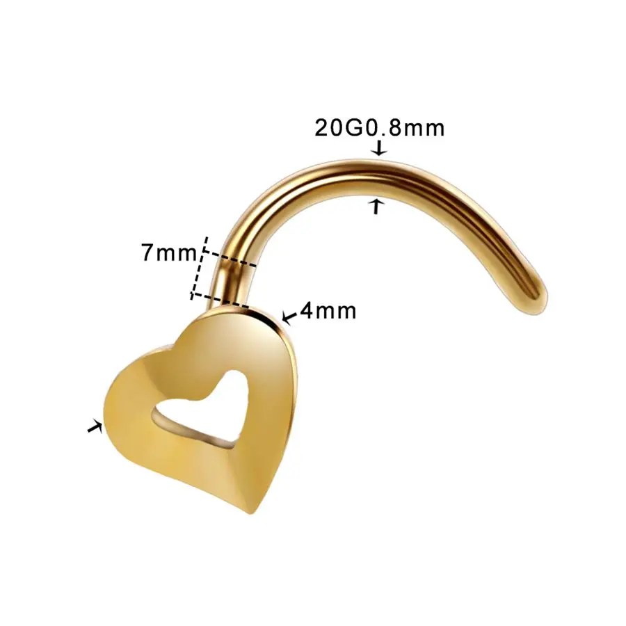 Style12 1 шт 20 г стальные зубцы CZ нос винт кольца Nariz серьги ноздри пирсинг опал твист изогнутый бар драгоценный камень Носовая кость кольца шпильки ювелирные изделия - Окраска металла: Style12