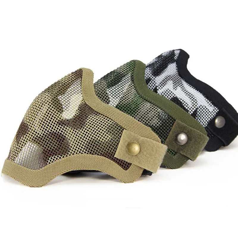 2020 Новая военная тактическая маска изысканная охотничья металлическая