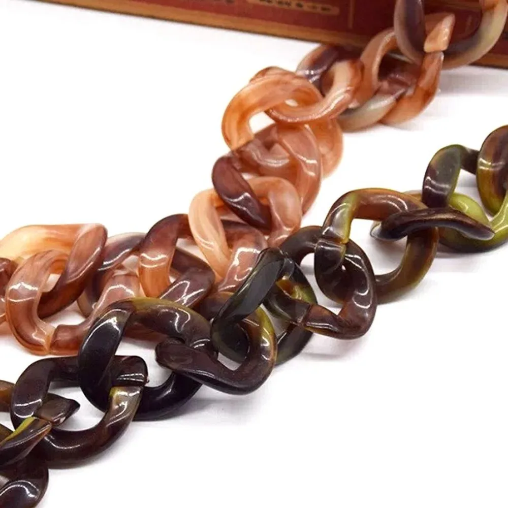 1.0 Meter Acrylic Necklace Strands Parts Linked Bag Chains Women Jewelry DIY Accessories Glasses Components N014 | Украшения и