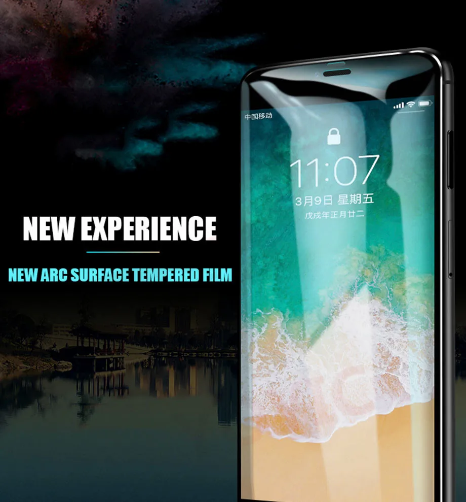 5D закаленное стекло с закругленными краями для iPhone 11 XS XSMax XR полное покрытие Защита экрана для iPhone 8 7 6 Plus X защитное стекло