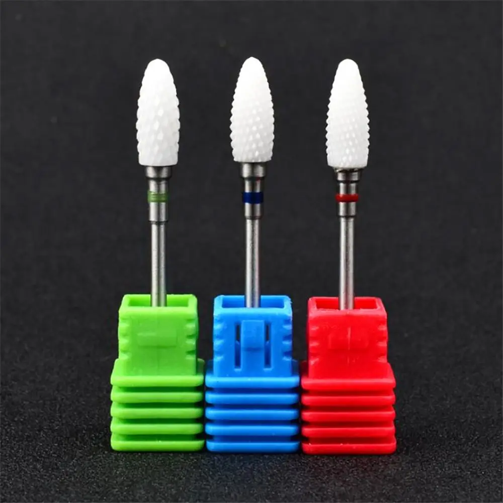 1 Pc Ceramic Nail File Women Manicure Pedicure Head Cuticle Cutter Dead Skin Remover Nail Drill Bits Nail Art Tools for Nail