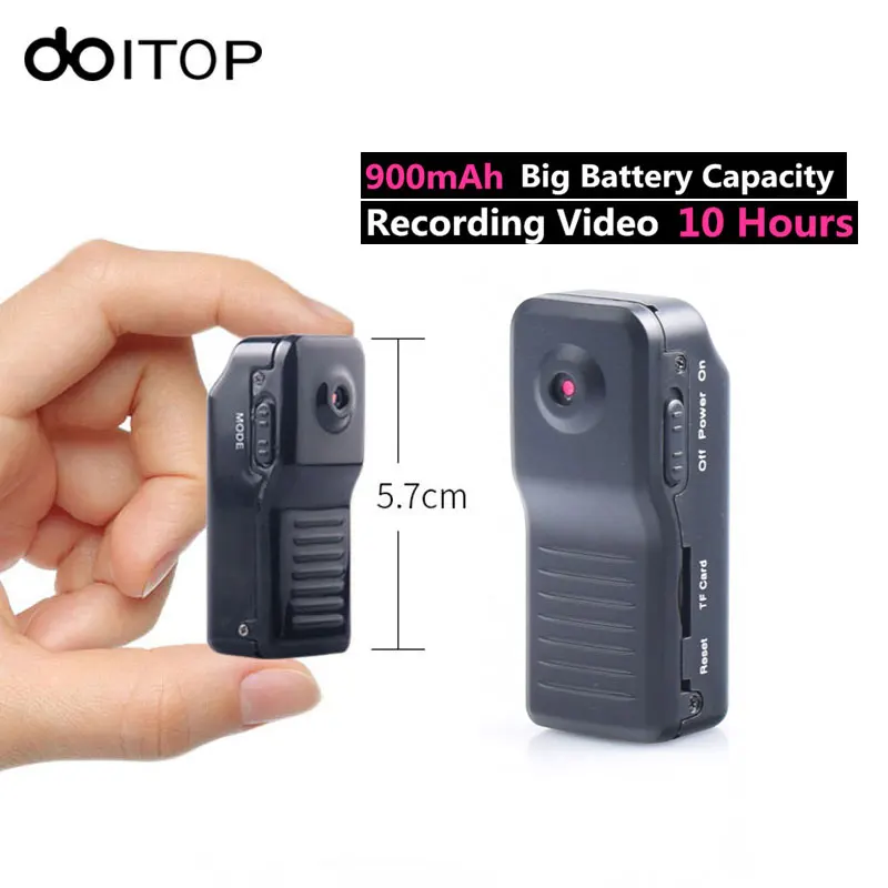DOITOP MD11 Мини HD камера видеокамера с микрофоном экшн микро камера ВИДЕО АУДИО DVR видеокамера супер долгое время записи#3