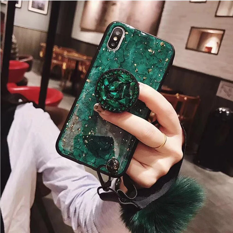 Hairball green Чехлы из золотой фольги для Huawei P10 P20 Mate 20 lite Pro 20X Nova 3 3i 4 Чехол Honor 9 10 V9 V10 8X MAX 8C мраморный мягкий чехол - Цвет: Hairball green