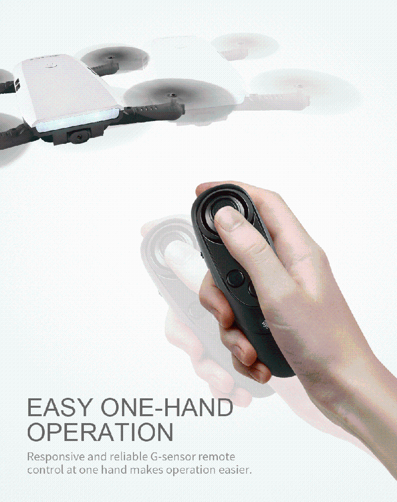 Eachine E56 720P wifi FPV селфи складной Квадрокоптер с режимом датчика силы тяжести Fly Attitude Hold RC Дрон RTF вертолеты