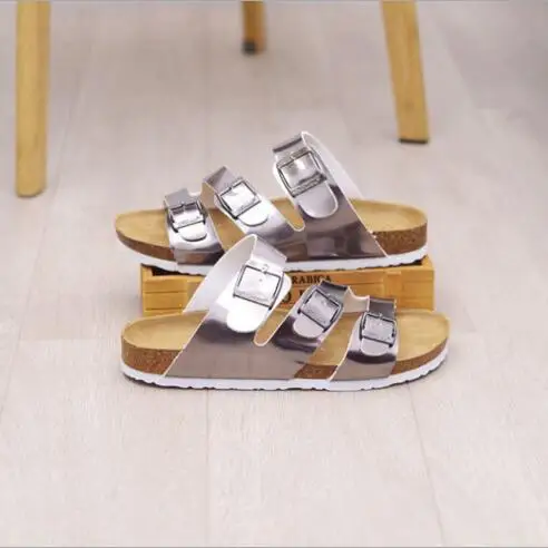 Пробковые сандалии женские на платформе босоножки с узкими лентами Вьетнамки