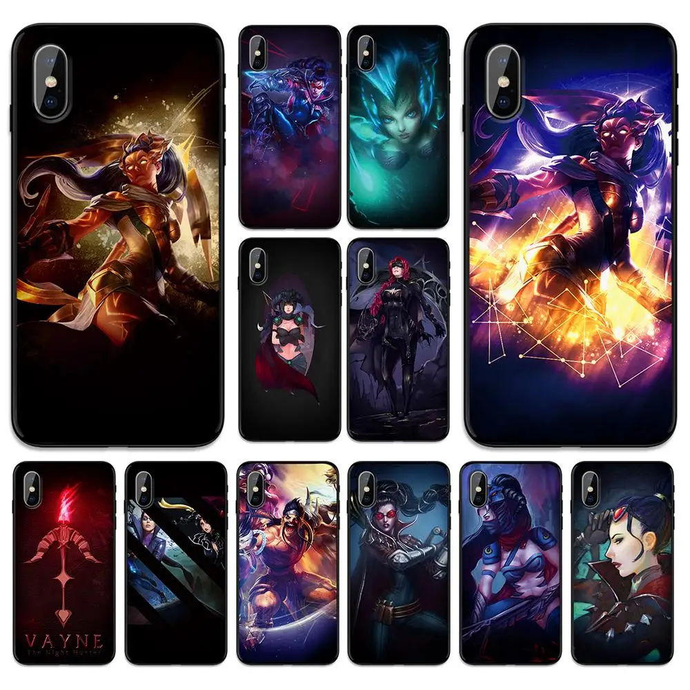 Vayne мягкая термополиуретановая крышка чехол для Apple iPhone 6 6S 7 8 Plus 5 5S SE X XS MAX XR