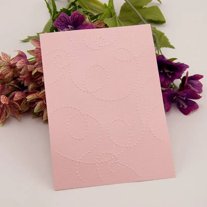 2019 New 10.5x14.5cm Dot Line Circle Embossing folders Plastic Folder For Scrapbooking DIY Photo Album Card EM061 | Дом и сад