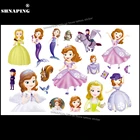SHNAPIGN Принцесса София детская мультяшная временная татуировка наклейка модная летняя стильная Водонепроницаемая Эльза для девочек и мальчиков Лидер продаж