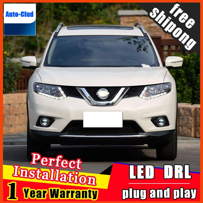 Авто Стайлинг светодиодный туман светильник для Nissan Tiida три коробки