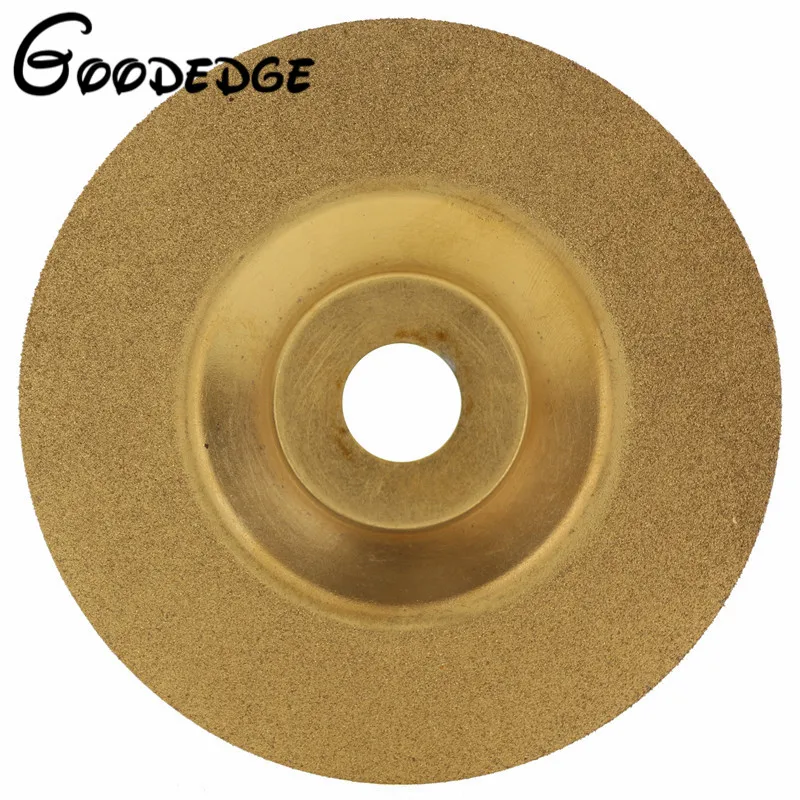 100 мм золото алмаз Титан шлифовальный круг для полировки дисковые колодки станок