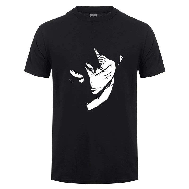 Omnitee цельная футболка с обезьянкой D Luffy Мужская круглым вырезом и коротким