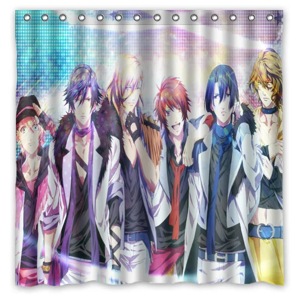 Uta no Prince Sama DIY водостойкие занавески для ванной комнаты плесени стойкие на заказ