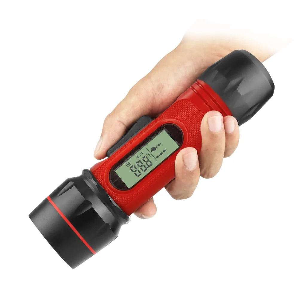 Портативный рыболокатор беспроводной эхолот глубина 0 8 90 м цифровая ручка датчик