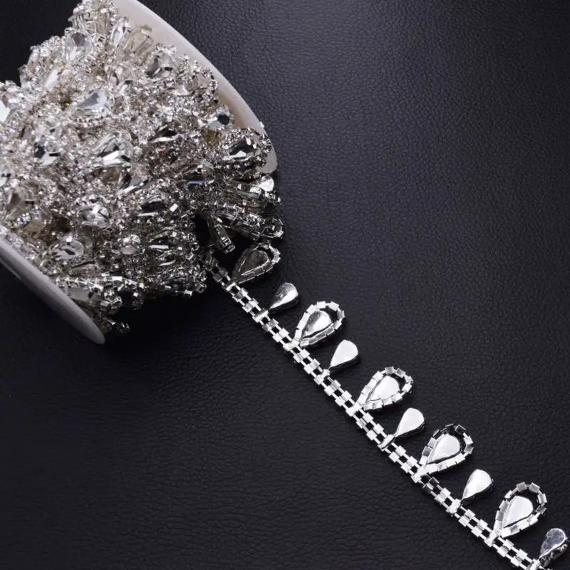 Украшения для свадебного платья сделай сам 5 ярдов с кисточками и стразами