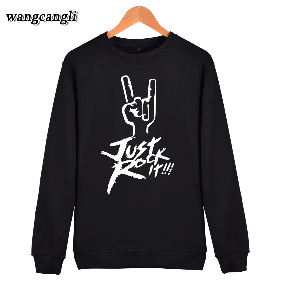 Толстовка с капюшоном Just Rock It rock band для мужчин и женщин на осень зиму толстовки в
