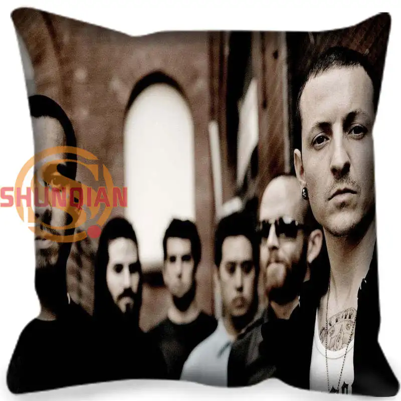 Заказная наволочка Linkin Park квадратная на молнии для спальни наволочки для дома 1 шт. на заказ 40x40 см - Цвет: 11