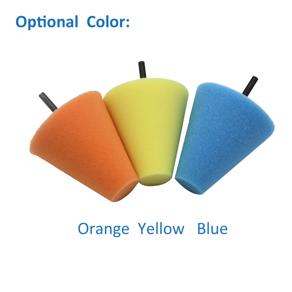 Burnishing Foam Tapered Sponge Polishing Cone Shaped Buffing Pads For Car Wheel Hub Tool Clean Exquisite and compact design | Инструменты