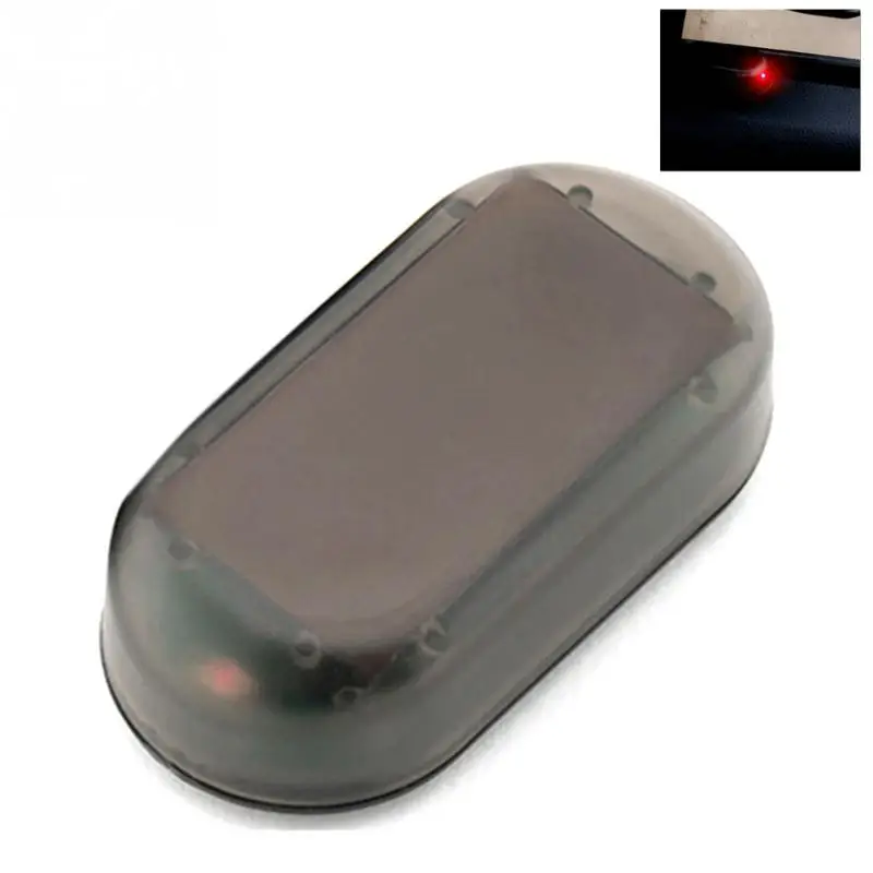 Универсальная автомобильная поддельная сигнальная лампа с солнечной батареей