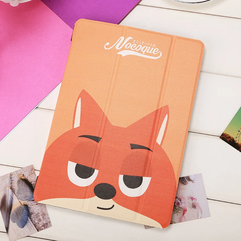 Zootopia мультяшный Мягкий силиконовый чехол из искусственной кожи для Ipad Mini 1 2 3