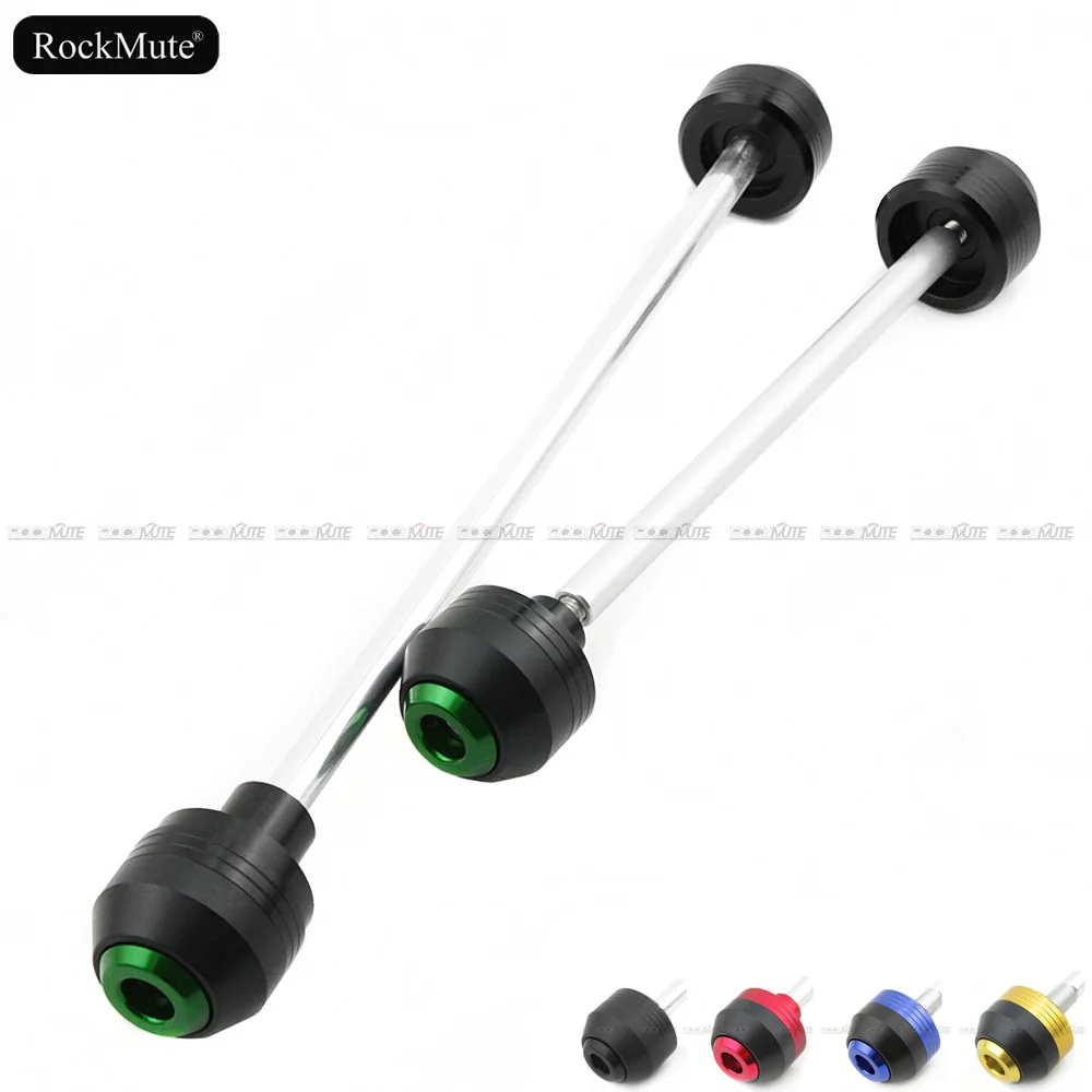 Motorcycle Front Rear Axle Fork Crash Sliders Wheel Protector For KAWASAKI ZX-6R NINJA 2005-2006 zx6r Black Gold Red Blue | Автомобили и