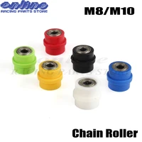 concave drive chain pulley roller slider tensioner wheel guide for pit dirt street bike bicycle cycling 8mm 10mm