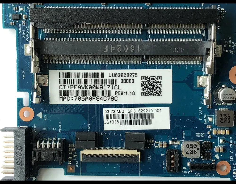 Высококачественная материнская плата для ноутбука HP Envy 15-Q 829210-001 диагональ 950 МБ 4
