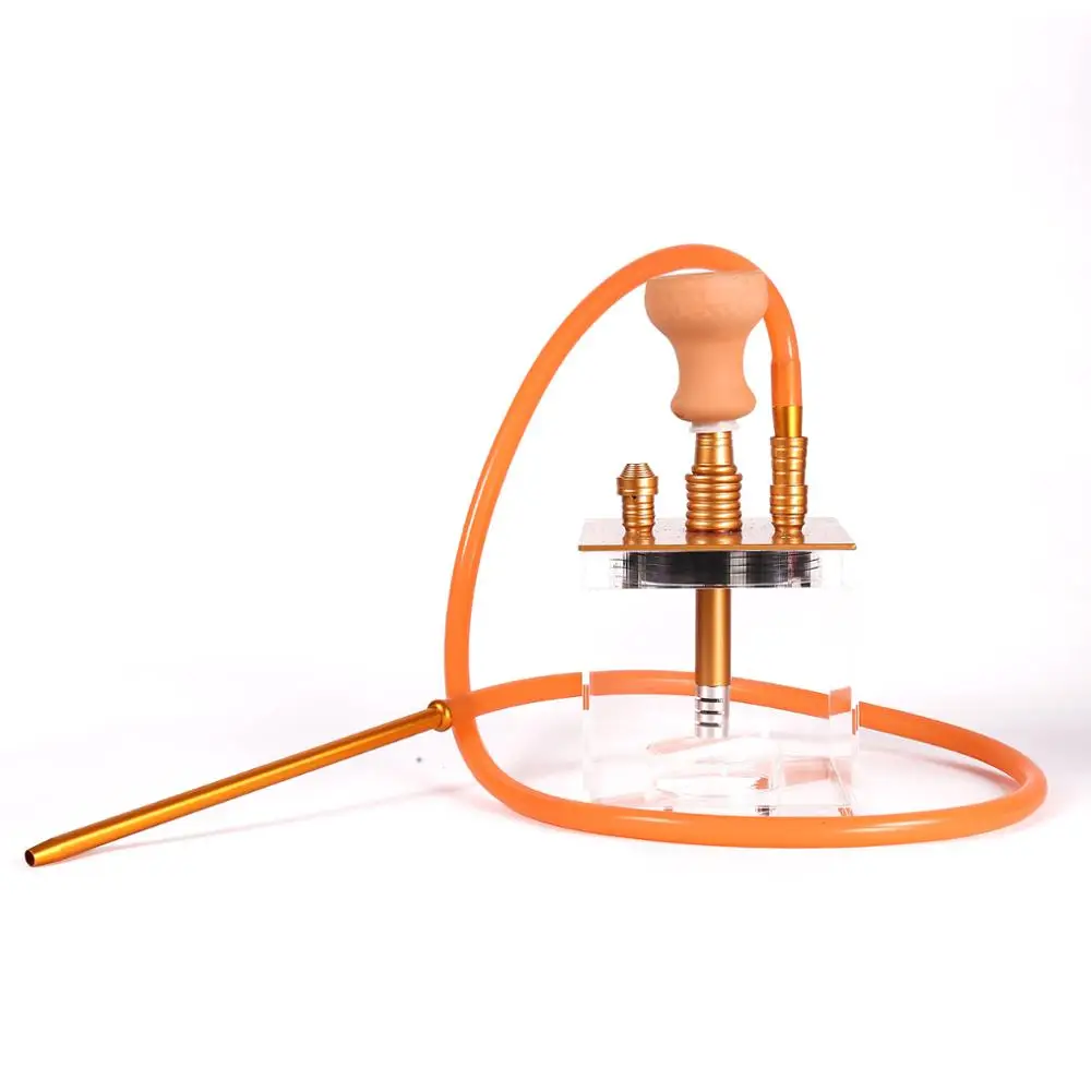 

Factory wholesale cube acrylic hookah wholesale hookah led lamps Kase shisha