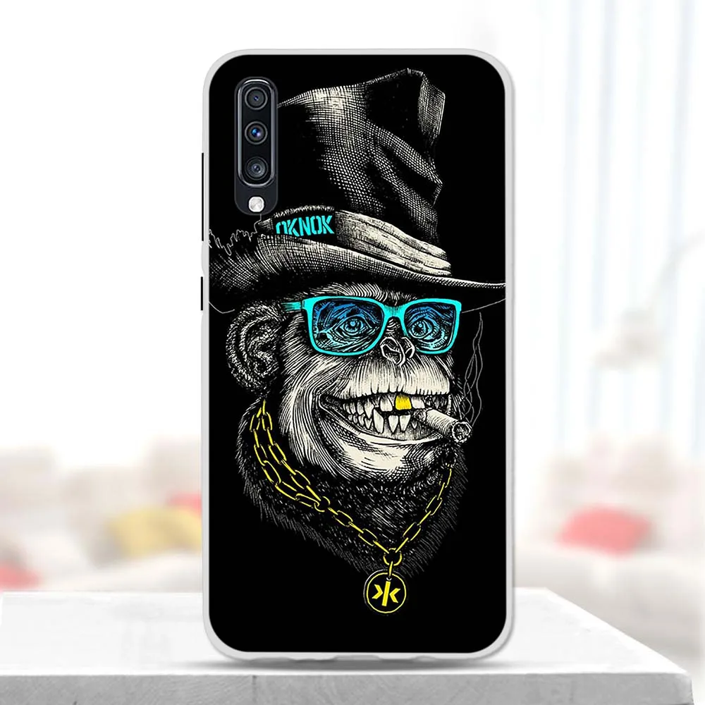 Чехол для Samsung Galaxy A70 защитная задняя крышка мягкий силиконовый милый чехол