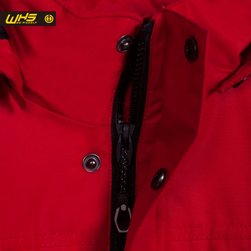 WHS Новый Мужской Хлопок теплая Куртка открытый ветрозащитный пальто города