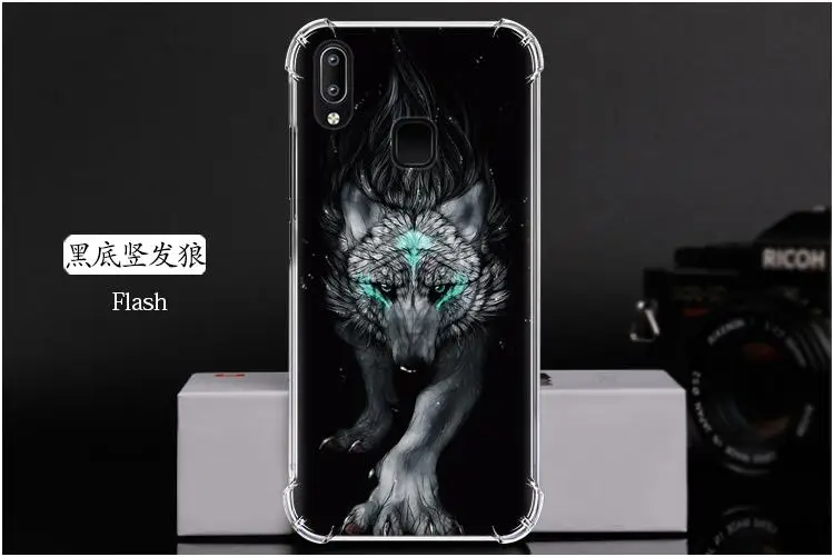 Противоударный чехол для телефона Vivo Y91/Y95/U1/Y91i модный дизайн с подушкой безопасности цветной окрашенный задний Чехол для телефона