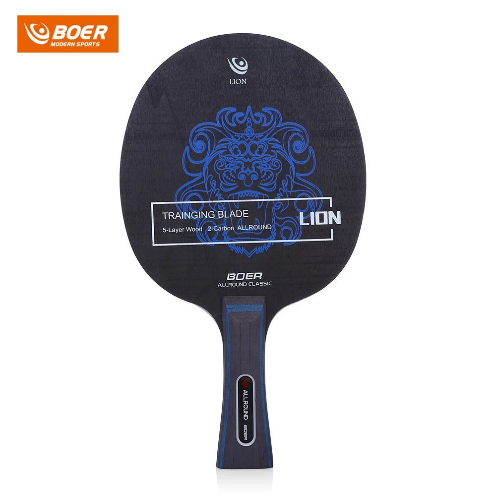 

Outdoor Lion Pattern Table Tennis Ping Pong Racket Training Blade