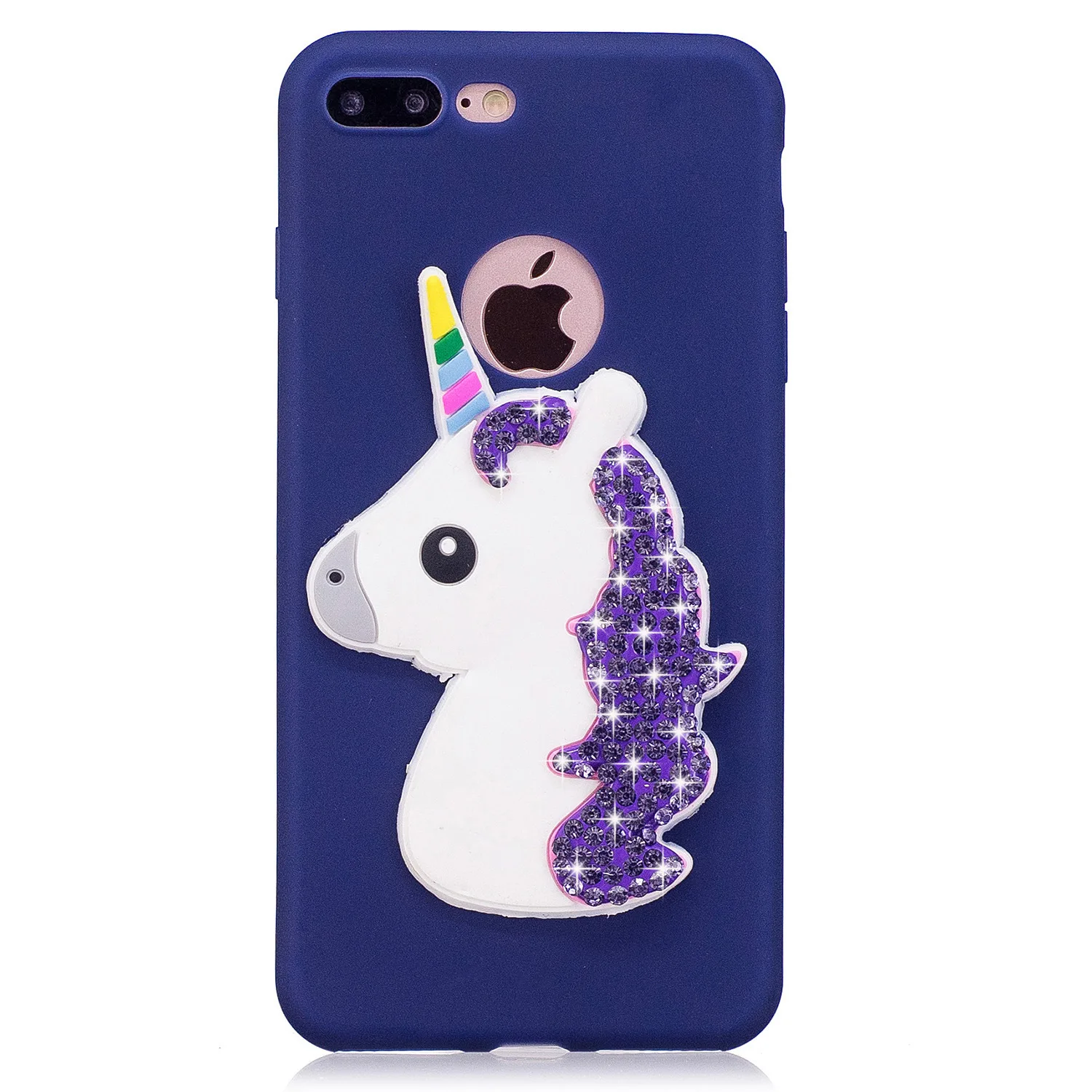 Pink Cute Cartoon Unicorn Glitter Star Dynamic Liquid Quicksand Phone Cases For iPhone X Case for Iphone 6 6S 7 8 Plus 5 5S |