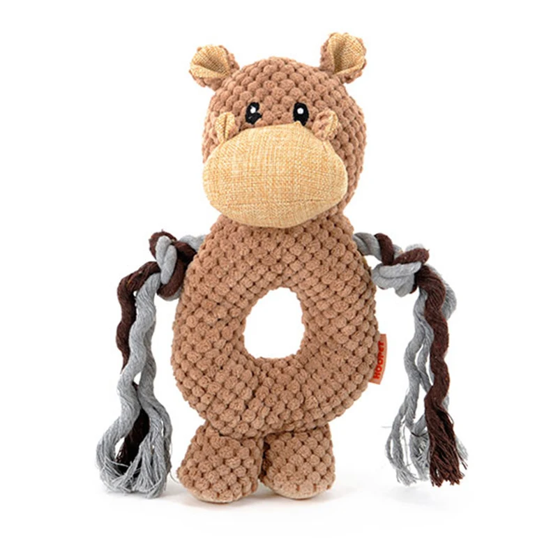 DSOFT 2018 игрушка для собак новая голова быка лошадь кольцо с обезьяной игрушки