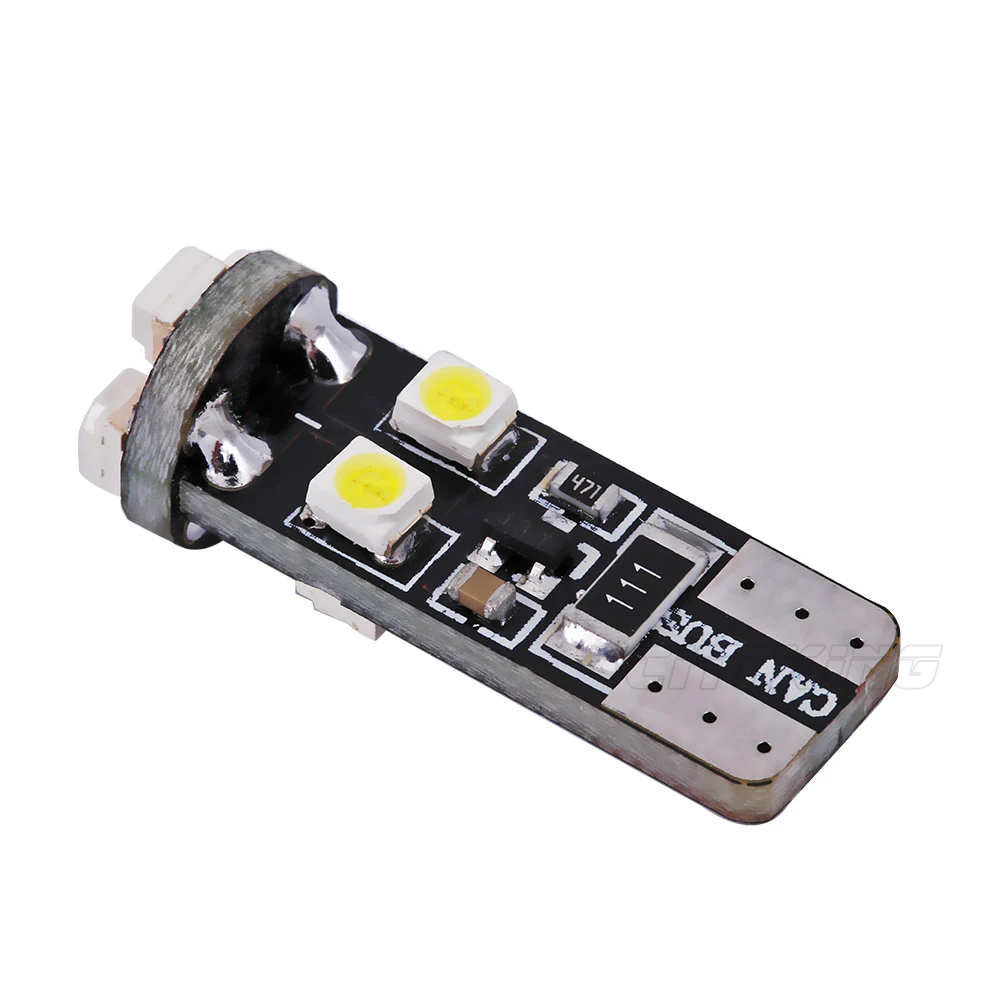 20 шт./лот canbus T10 led 8SMD 1210 LED Canbus No OBC Error 194 168 W5W 8 интерьерная Лампа Белая|interior lamps|led