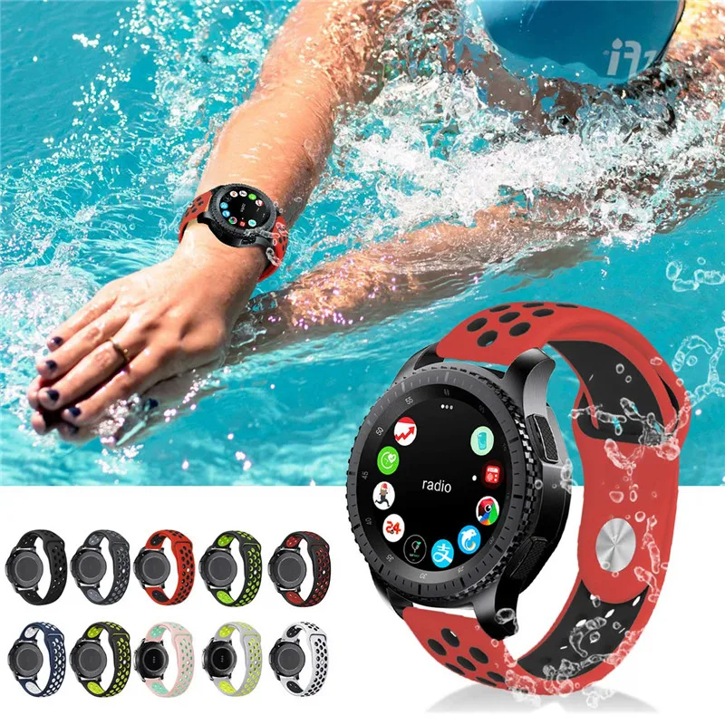 Аксессуары ремешок для Samsung Gear S3 ремень Frontier/классический браслет сменный часов 22