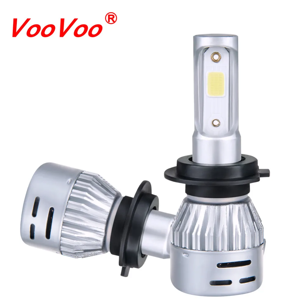 VooVoo Mini H7 Turbo светодиодный H4 72W 8000LM 3000K 4300K H11 H8 H9 9005 HB3 9006 HB4 H1 Автомобильные фары 6000K